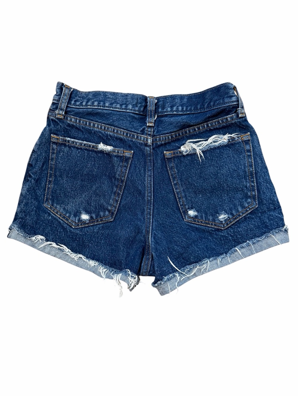 ABERCROMBIE & FITCH Annie High Rise Denim Shorts - Picture 2 of 11